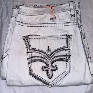 Men’s Rock Revival Jean Cargo Shorts